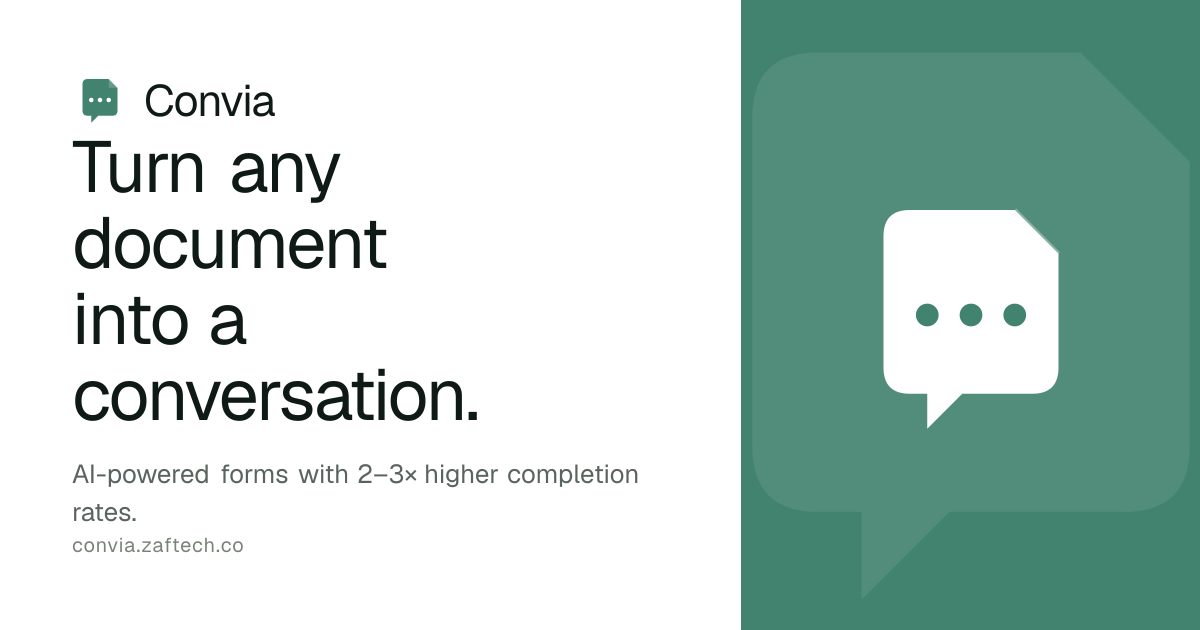 Convia | Turn Any Document Into a Conversation